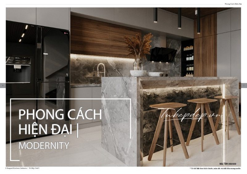 Thi công đá bàn đảo bếp